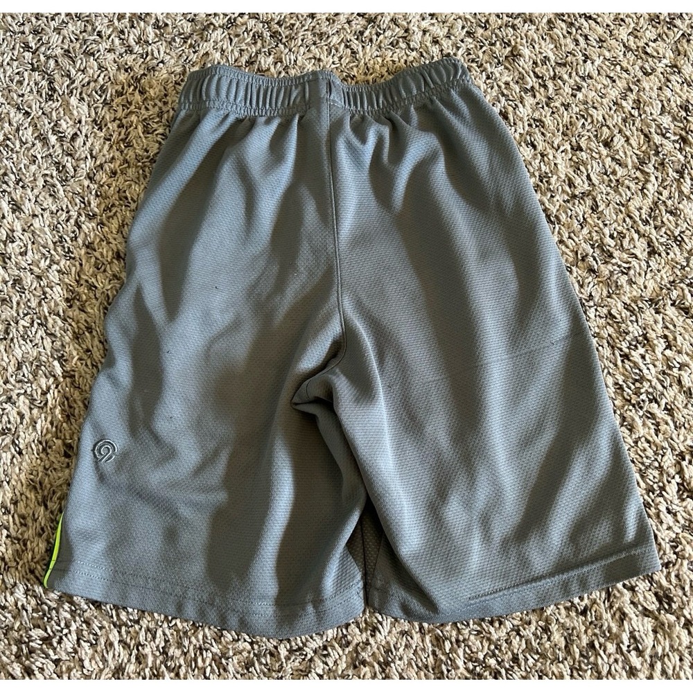 Champion Boys Gray Neon Green Active Shorts Size 6/7 - Picture 9 of 9